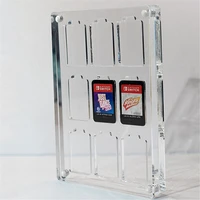 914 slot game card case for ns switch switch oled transparent acrylic nds cassette storage magnetic hard shell showcase dock