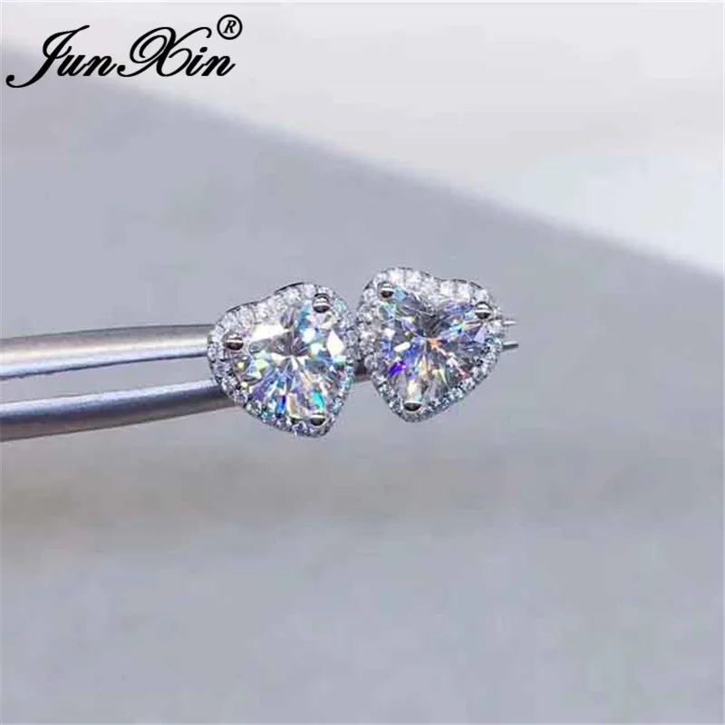 Обувь для девочек милые сердцу серьги со шпилькой женщин белый золото розовое