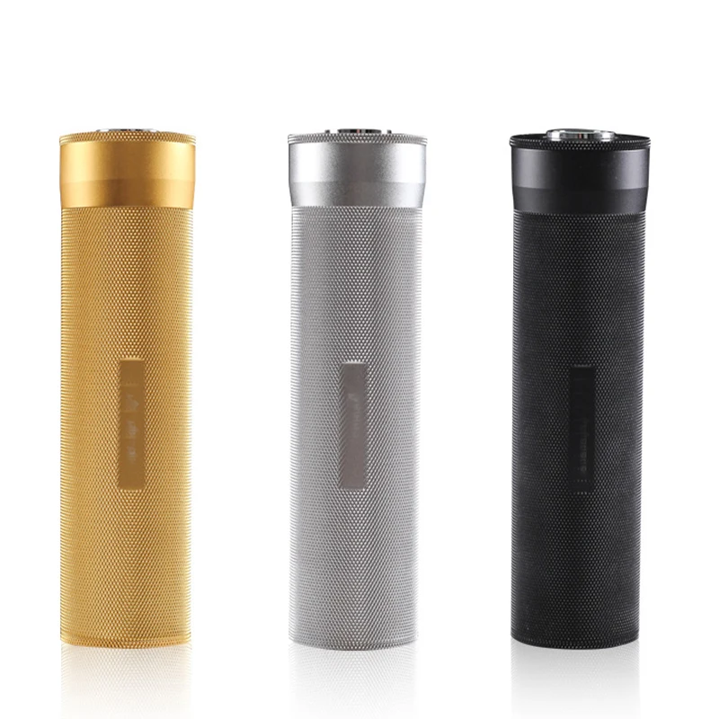 

Cigar Case Humidor Gadgets Travel Aluminium Alloy Cigar Tube Portable Jar Metal W/ Humidifier Hygrometer