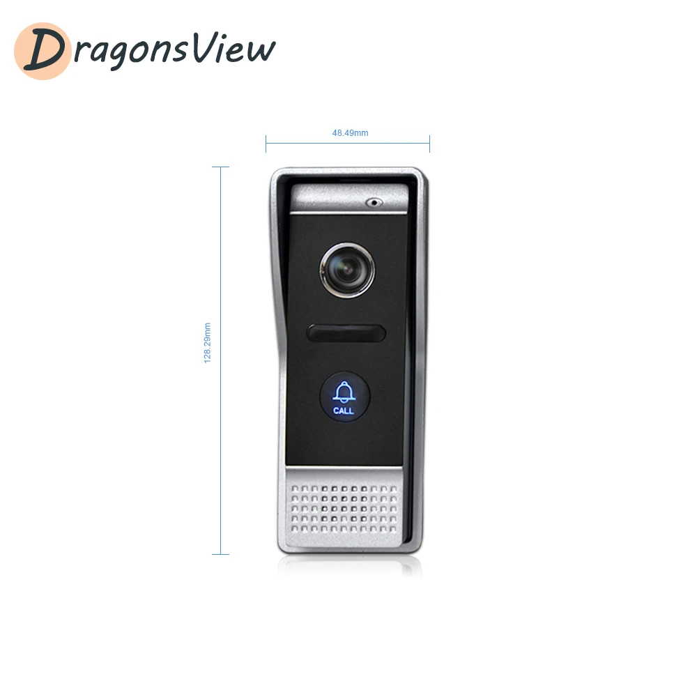 Дверной звонок Dragonsview домофон проводной видео дверной телефон система входа 1200 TVL