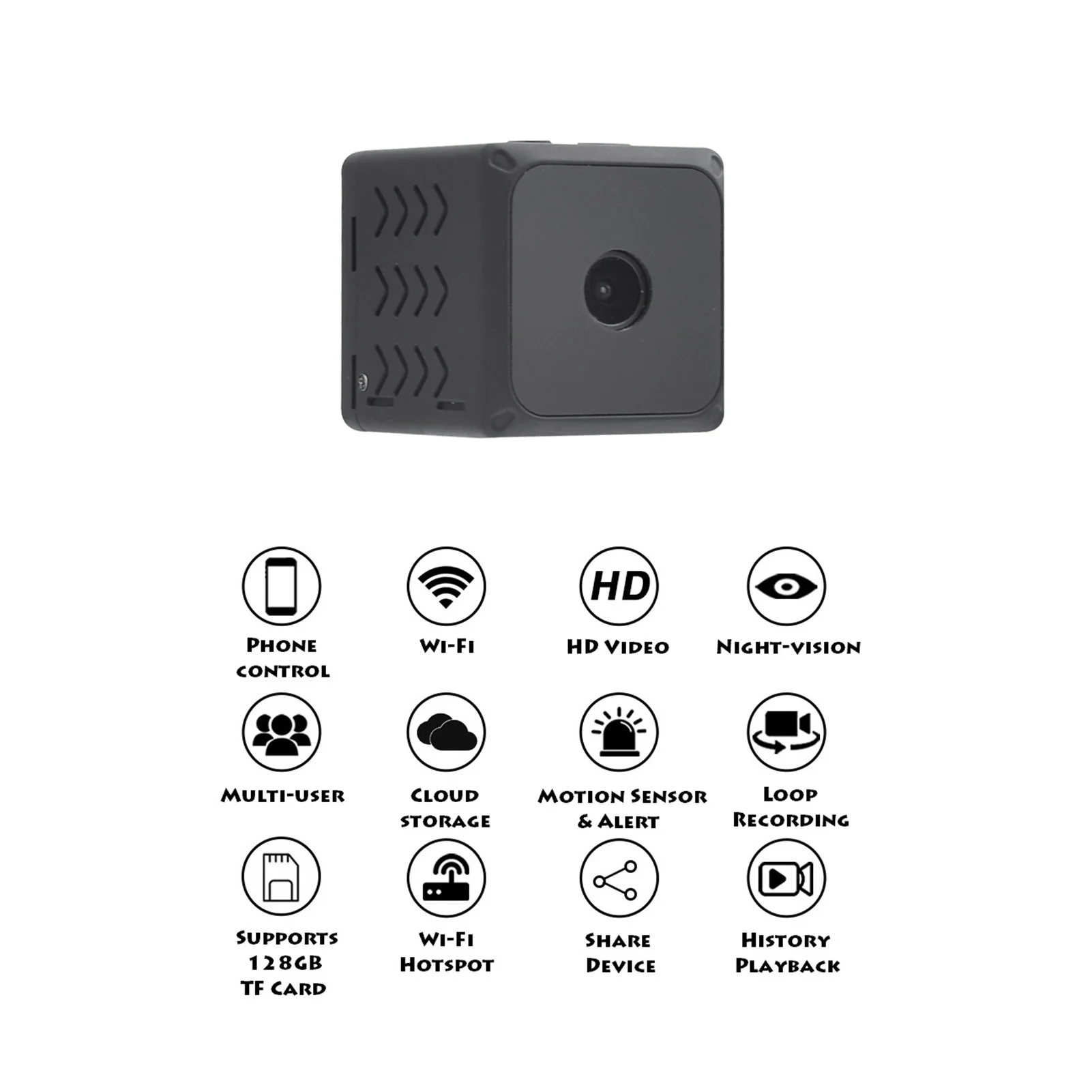 Kopen Draadloze Wi-fi Camera Mic Mini Camera W/Nachtzicht En Motion Sensor Home Secutity Camera Voor Auto Surveillance Baby Huisdier Drone