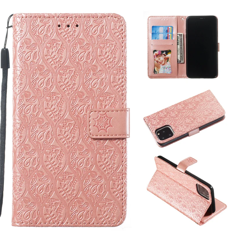 Винтажный чехол бумажник с откидной крышкой и дневником для iPhone 11 Pro 6 6s 7 8 Plus