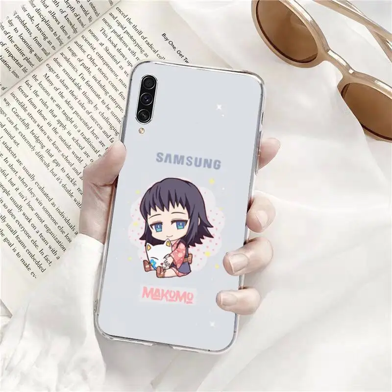 

Demon Slayer Phone Case Transparent Clear For Samsung Galaxy A71 A21s S8 S9 S10 plus note 20 ultra