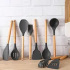 Силиконовые кухонные инструменты, термостойкая ложка, лопатка, кухонная посуда, антипригарный ковш, измельчитель яиц, кухонная утварь для выпечки