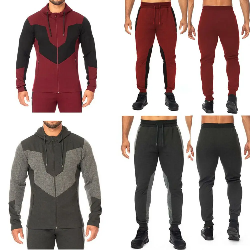 Новинка 2020 мужской спортивный костюм толстовка для бега куртка брюки спортивные