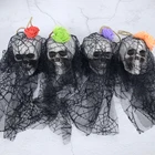 1 шт. украшение для Хэллоуина подвесное украшение для головы черепа для невесты страшный Скелет реквизит для Хэллоуина вечерние товары для домашнего декора