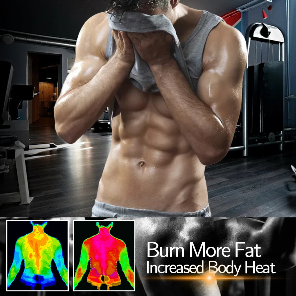 Men Slimming Body Shaper Sauna Sweat Belt Waist Trainer Corsets Belly Band Sport Girdle Modeling Straps Stomach Wraps Fat Burner