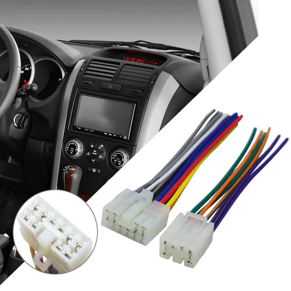 

1 пара автомобильных аудио стерео проводки адаптер штекер для Toyota