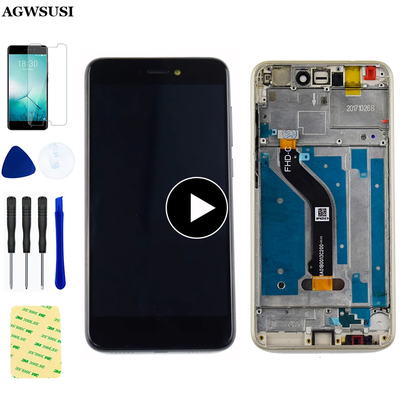Для Huawei P8 Lite 2017 ЖК экран PRA LA1 LX1 LX3 дисплей для P9 lite с сенсорным экраном в сборе