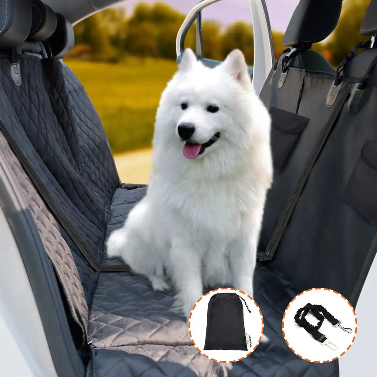 

Dog Car Seat Cover Waterproof Pet Dog Travel Mat Hammock For Small Medium Large Dogs Travel Car Rear Back Seat Safety Pad