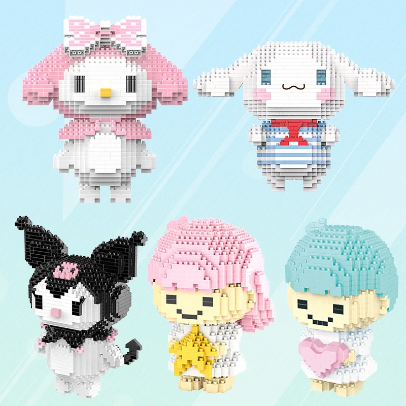 

Children's Animation Pet Building Block Toy Cute Animal Model DIY Decoration Puzzle Mini Diamond Block Girl Gift Boy Toy No Box