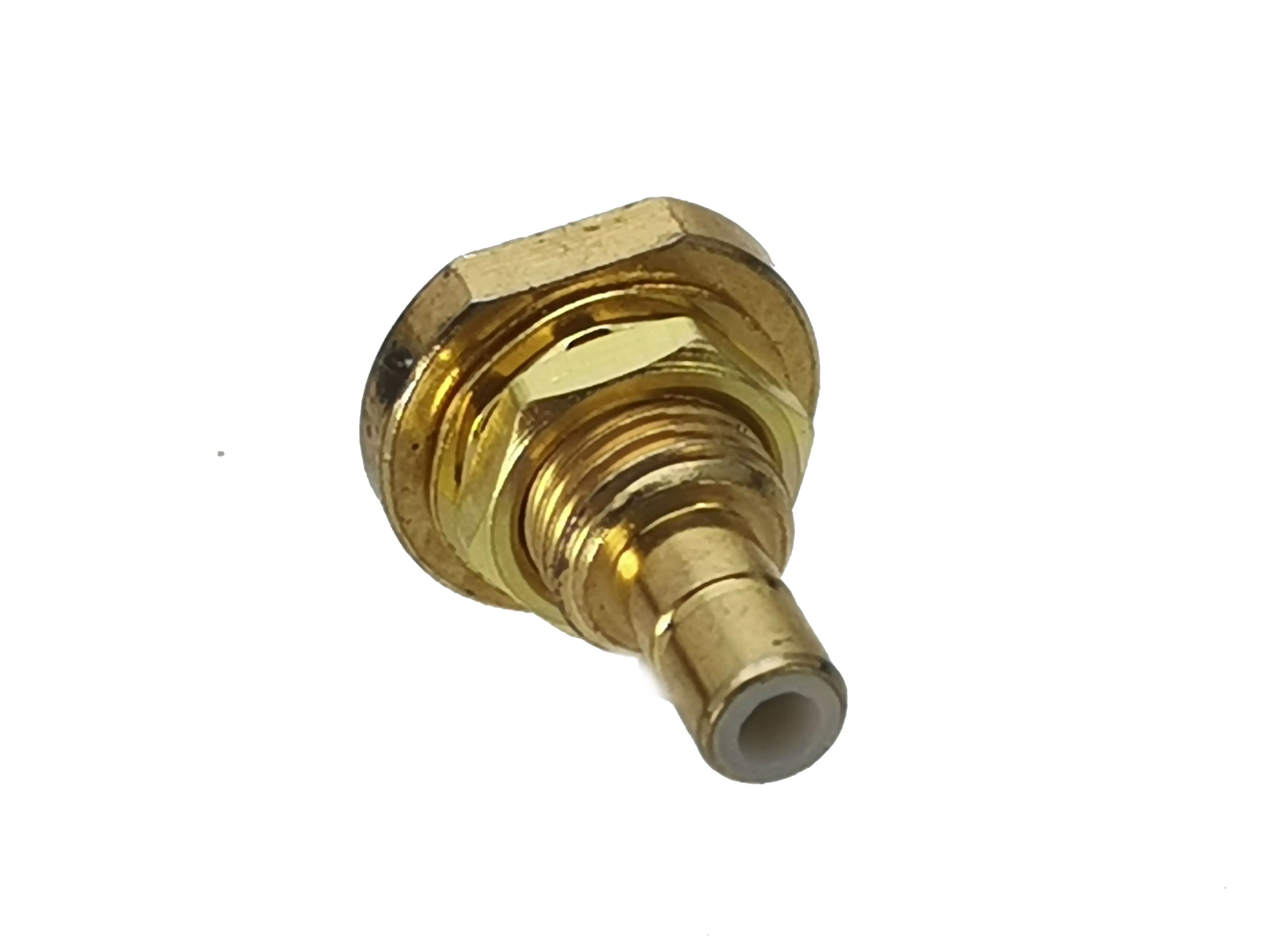 Коннектор SMB штекер перегородка обжим гайки RG174 RG316 LMR100 кабель RF