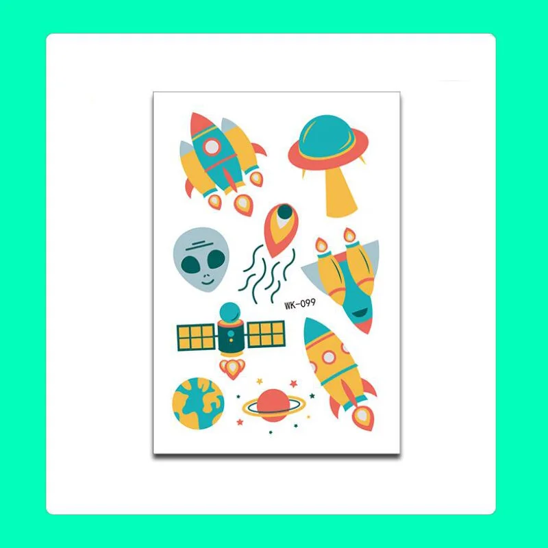 Временные татуировки Hyun A 10 шт. милые наклейки и переводки Детские боди-арт