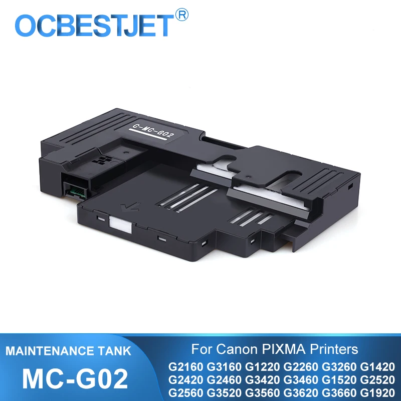 Картриджи MC-G02 MC G02 MCG02 для обслуживания Canon G2160 G3160 G1220 G2260 G3260 G1420 G2420 G2460 G3420 G3460 G1520 2