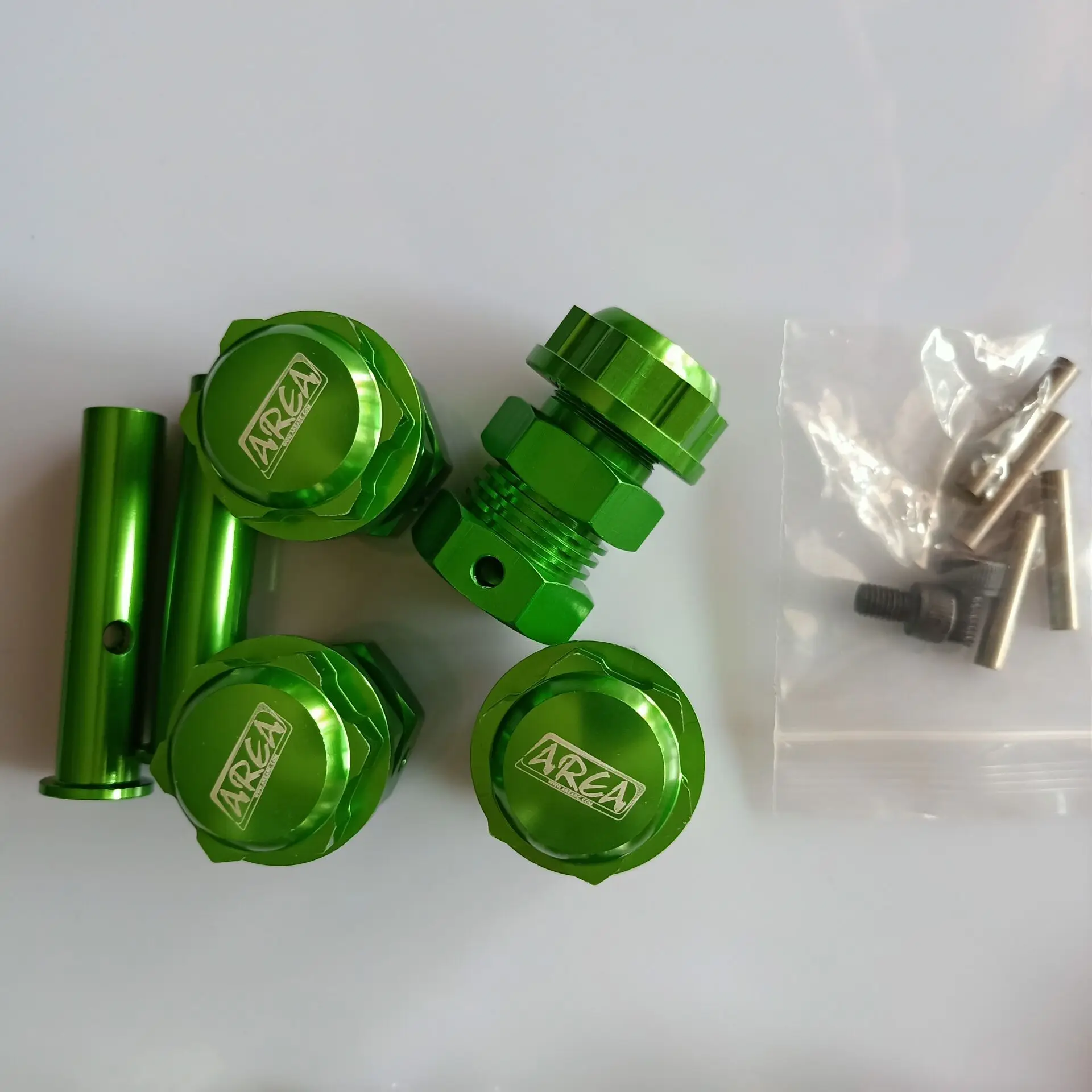 Area rc wheel nut + axle extender for HPI baja 5b 5t 5sc KM Rovan 1/5 car | Игрушки и хобби