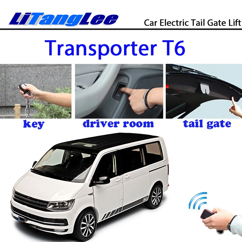 

LiTangLee Car Electric Tail Gate Lift Tailgate Assist System For Volkswagen Transporter T6 2016~2020 Remote Control Trunk Lid