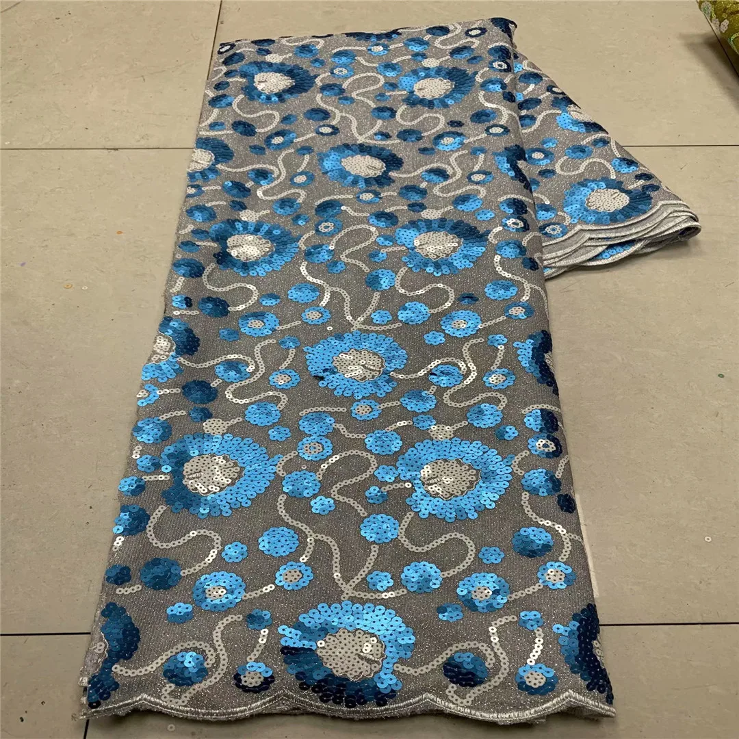 Африканская кружевная ткань 2021 высококачественные 3d блестки с вышивкой