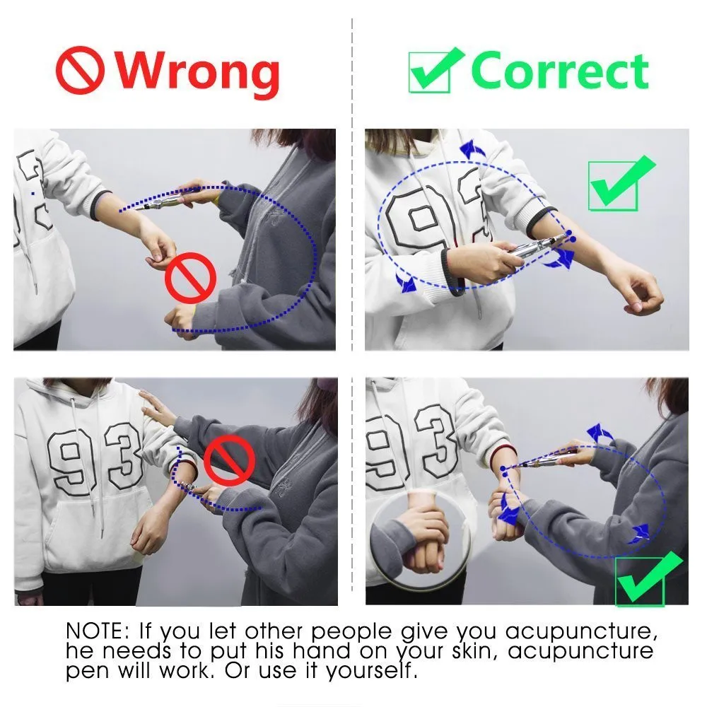 Электронная ручка для акупунктуры электрическая меридианов лазерная терапия
