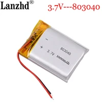 803040 3 7v 1000mah lipo battery replacement lithium li po polymer rechargeable battery for bluetooth speaker pda