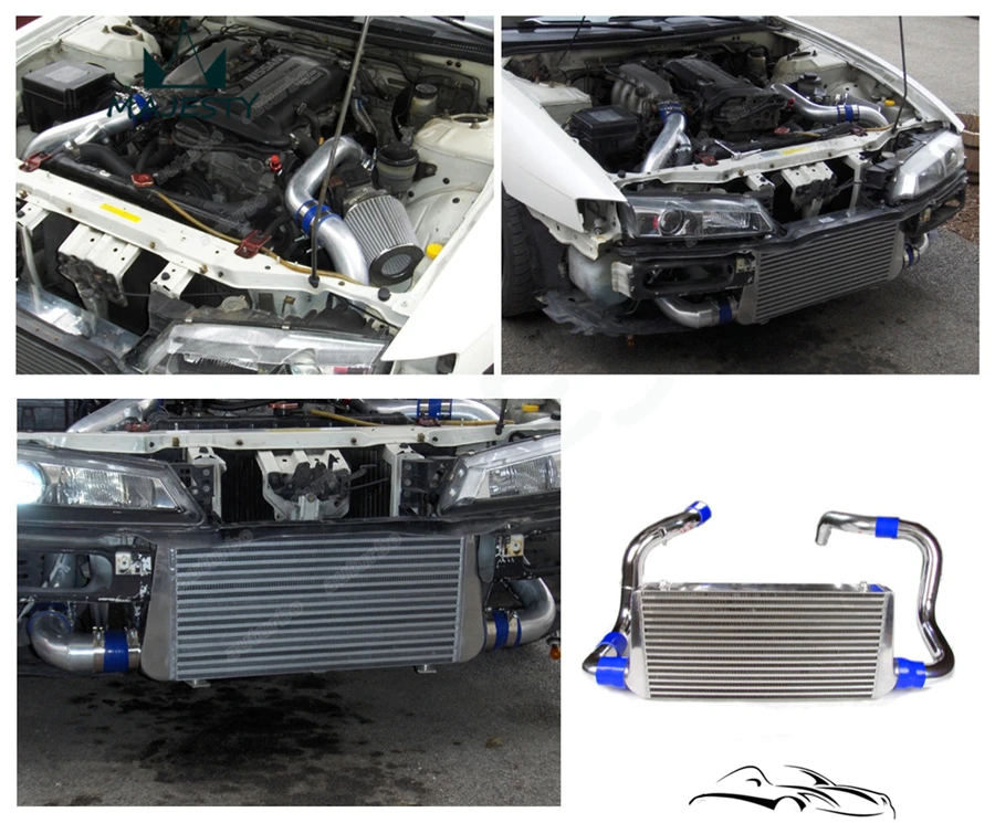 Для N * issan 2 40SX 00SX S 14 15 R20DET 95 98 черный комплект труб|black intercooler|intercooler piping kitintercooler pipe kit