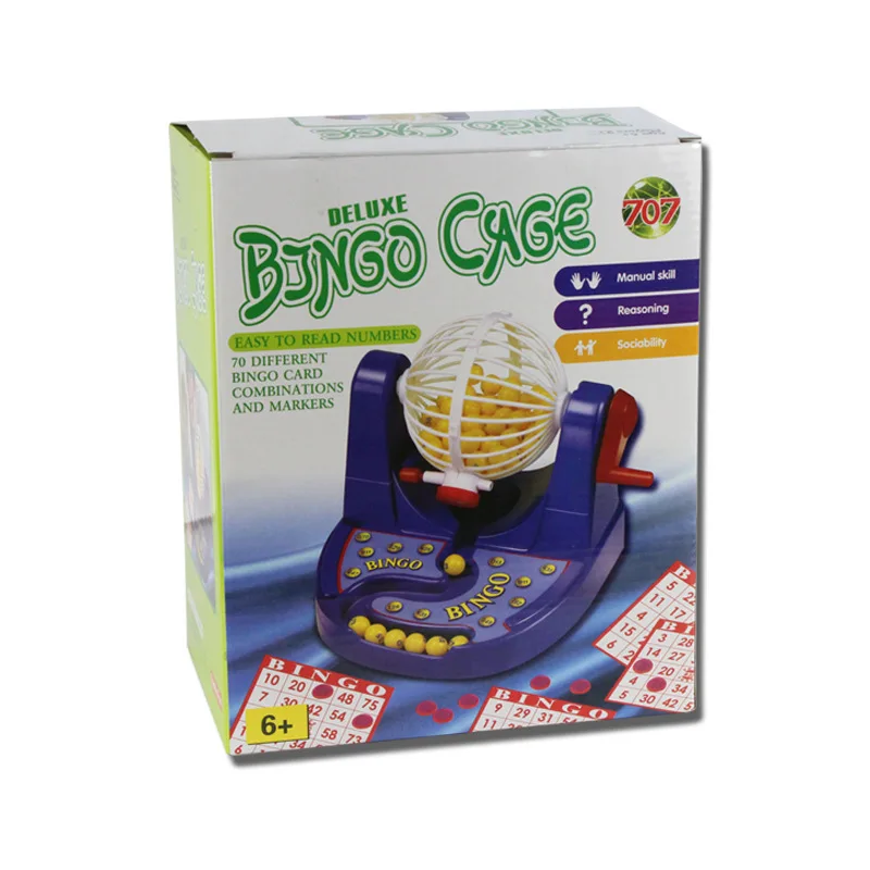 

[Funny] Parent-child Educational Toy Bingo Game Machine Ernie Lottery Machine Fun Puzzle Desktop Toys family board games GIFT