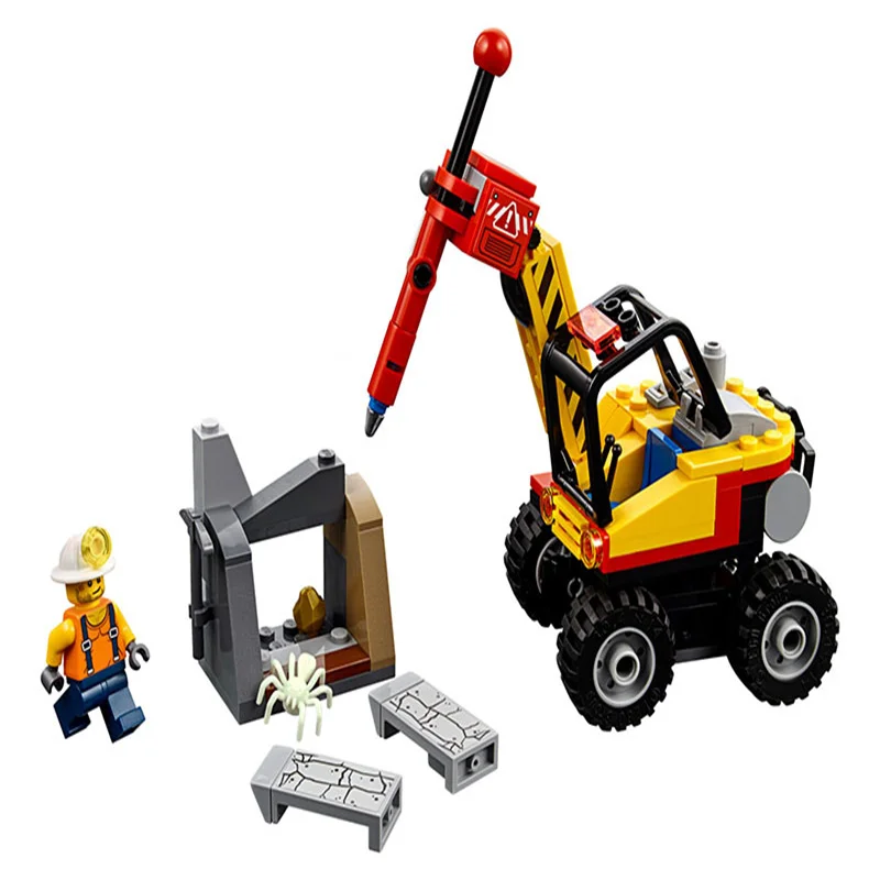 

10874 City Series Powerful Boulder Splitting Machine 60185 Assembled Building Blocks Intelligence Gifts