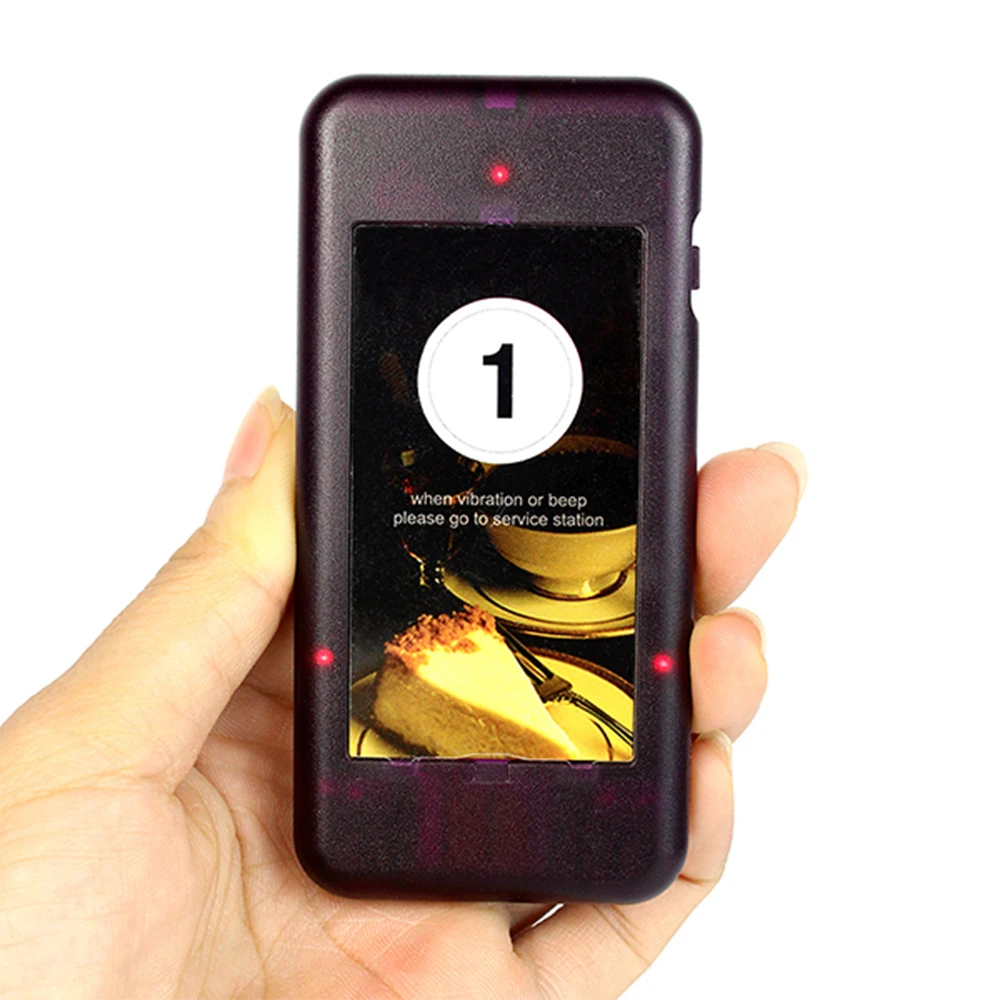 20 каналов Гостевая система подкачки Ресторан беспроводной пейджер 1 км