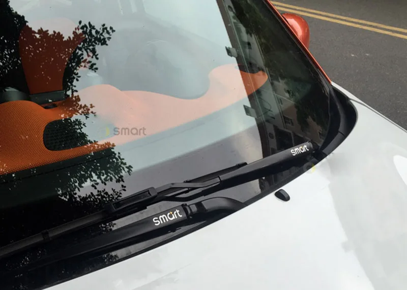 4 шт. автомобильные наклейки для стеклоочистителя Smart Fortwo Forfour 453 451 450 Roadster Crossblade