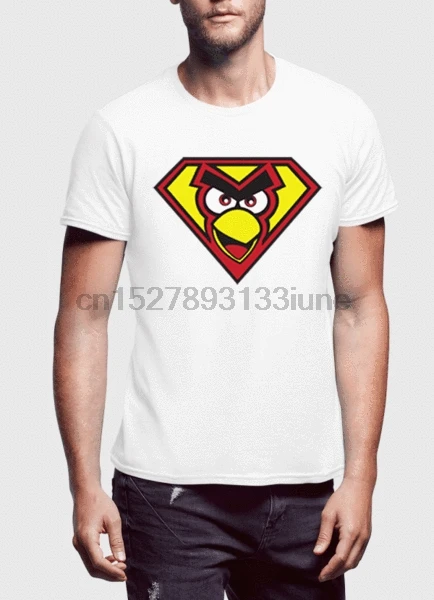 Футболка с короткими рукавами Angry Bird|Мужские футболки| |