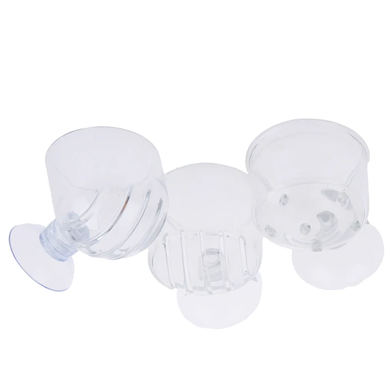 1 шт. аквариум для рыб водный кормушка принадлежности аквариума стеклянный