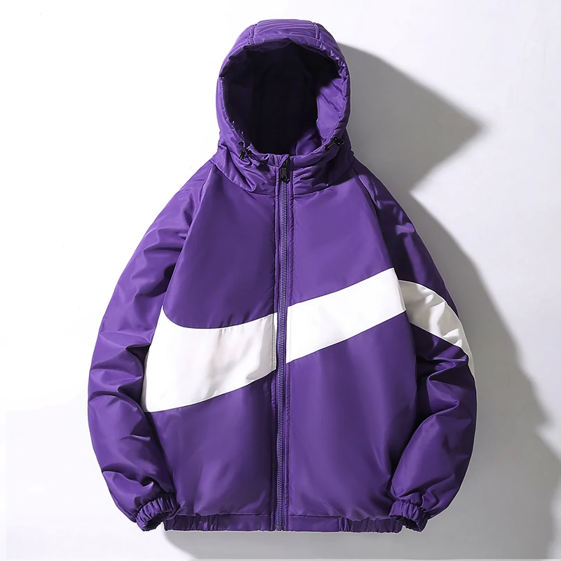 

Mens Cotton Padded Jacket Men 2020 New White Duck Coat Hooded Waterproof Casual Warm Jacket Windbreaker Jackets For Men