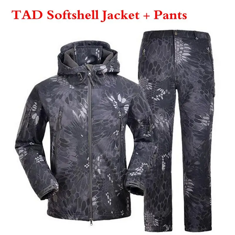 Мужская Флисовая Куртка TAD Sharkskin Размеры S/M/L/XL/XXL/XXXL цвет в ассортименте | Спорт и