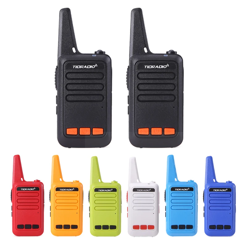 2 шт. рация мини двухстороннее радио UHF 16CH Talkie радиоприемник портативный