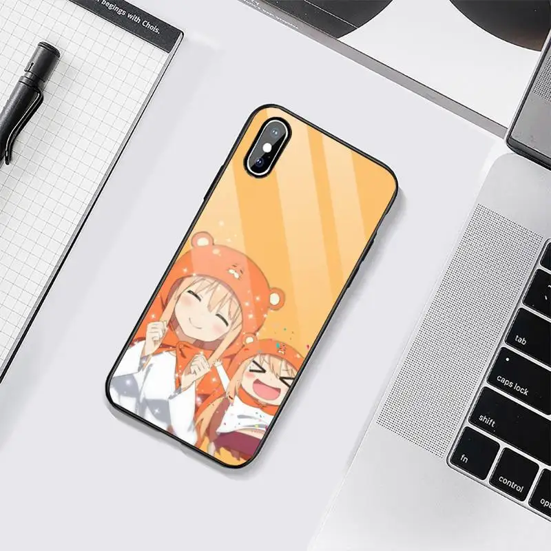 

Himouto! Umaru-chan Cartoon anime Phone Case Tempered glass For iphone 6 6S 7 8 plus X XS XR 11 12 mini PRO MAX