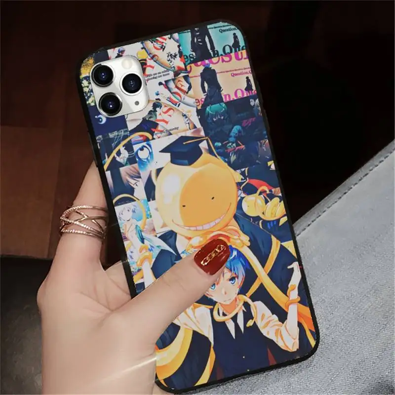 

Assassination Classroom anime Phone Case for iPhone 11 12 pro XS MAX 8 7 6 6S Plus X 5S SE 2020 XR Anti-fall protective funda
