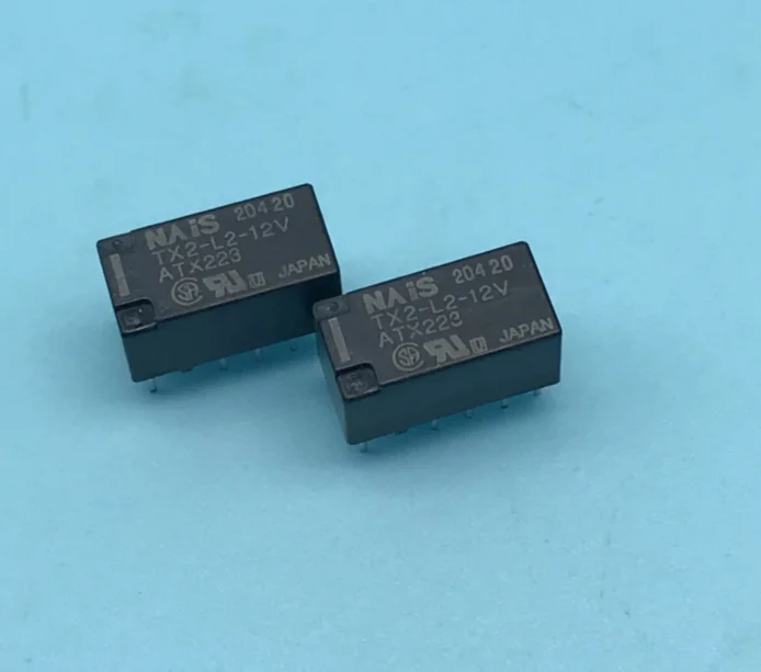 Бесплатная доставка реле TX2-L2-12V 8 pin 2A DC12V два открытых закрытых 100% Новый