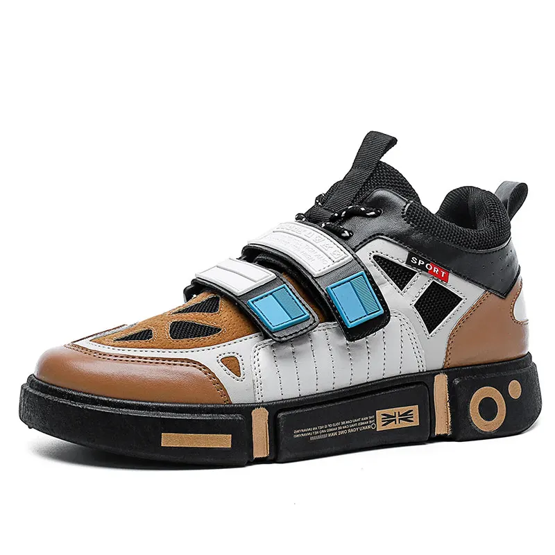Мужская обувь; индивидуальная Повседневная обувь; Sapato Tenis Masculino Adulto Buty Scarpe Uomo Krasovki; осенние кроссовки; мужская обувь - Цвет: Brown
