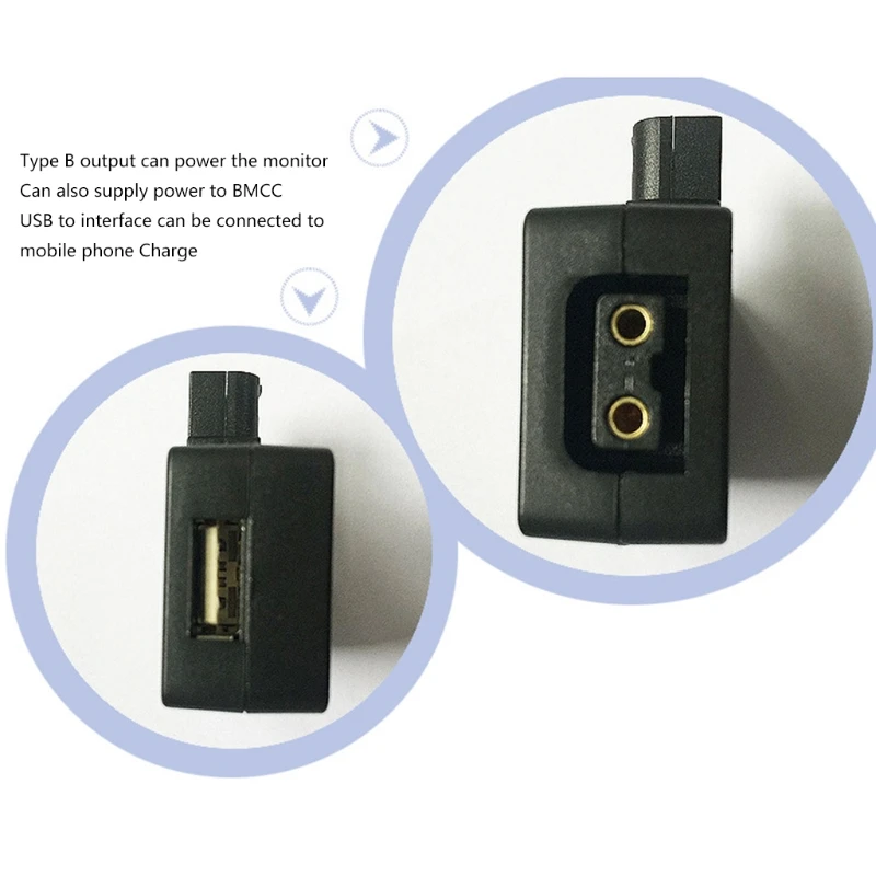 USB-коннектор Dtap на 5 В для монитора BMCC смартфона USB-устройства аккумулятор USB