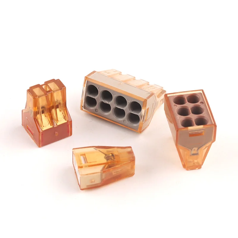 

Mini Quick Connect Compact Wire connector Push in Terminal Block Connector 2/4/6/8 Pin Led Light Terminal Block Connector