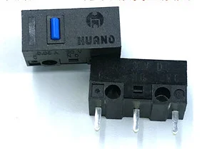 Кнопка микро-переключателя 10 шт./лот HUANO срок службы мыши миллионов серебряный