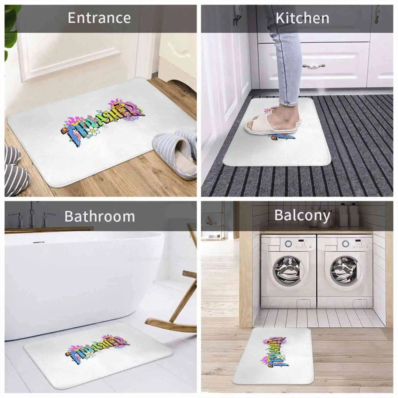 Домашний ковер 3 размера без названия для комнаты Забавный мем коньки скейт