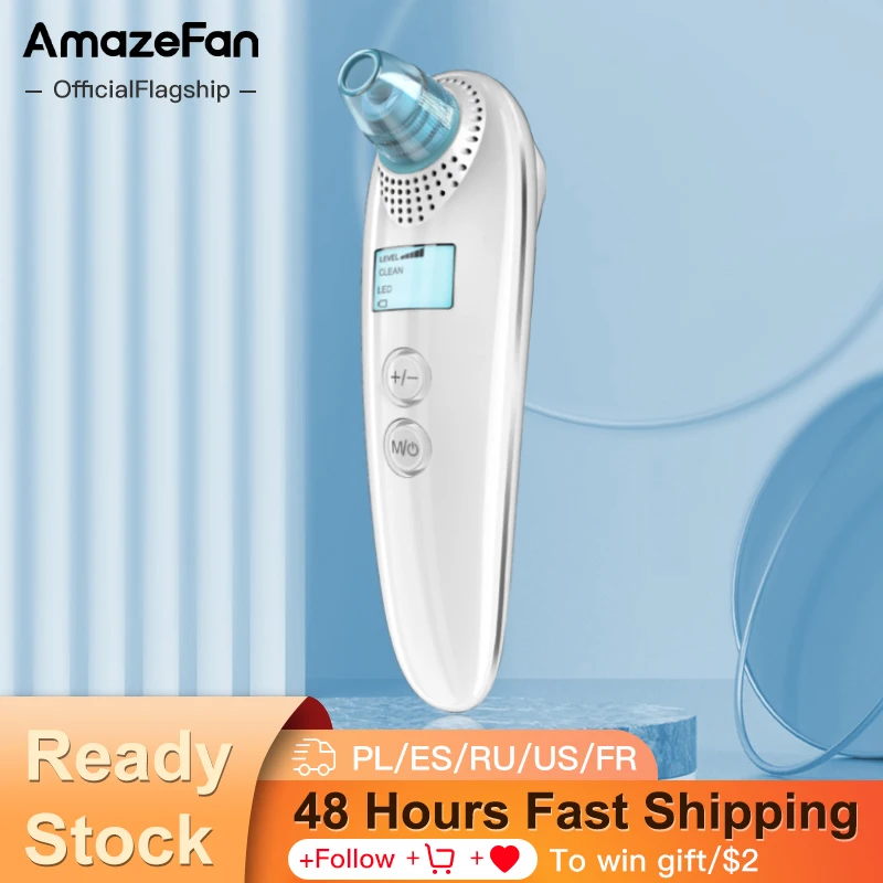 

Blackhead Remover Hot and Cold Vacuum Cleaner Facial Cleanser Deep Acne Remover Phototherapy Beauty Tool Facial SPA Skin Care