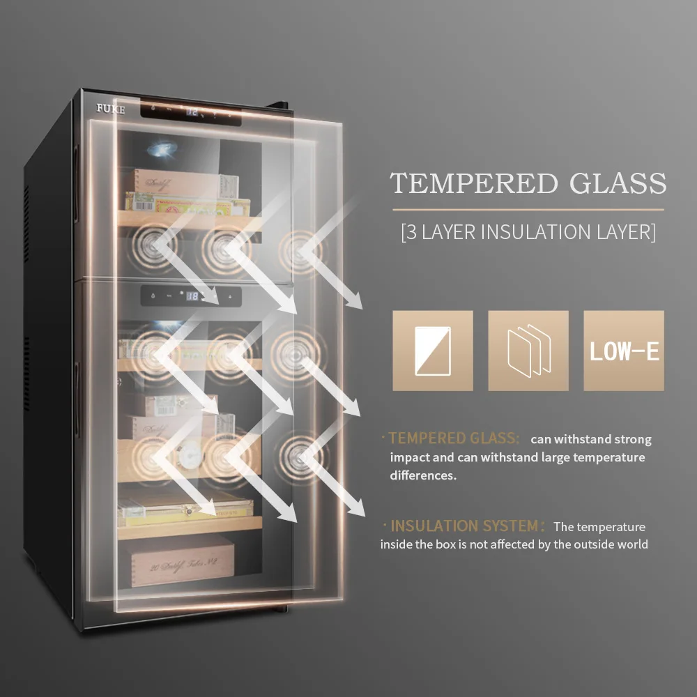 Электронный кулер для сигар мини-шкаф с электронным управлением небольшой