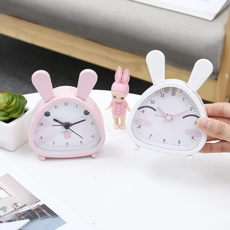 Милые детские часы-будильник с креативными мультяшными животными металлические