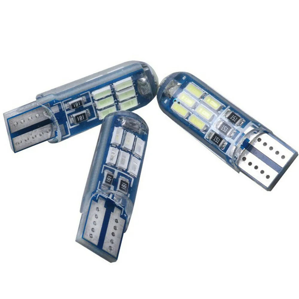 

Side T10 LED Light Bulb Sidelight Signal Light White 10 Pcs Width Lamp