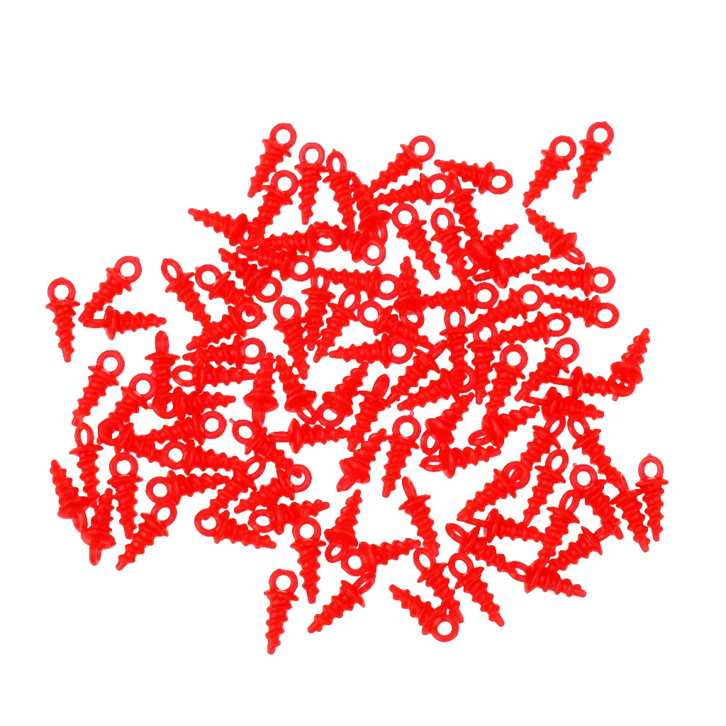 100 шт. пластиковые винты для наживки карпа рыболовные снасти|Коробки рыболовной