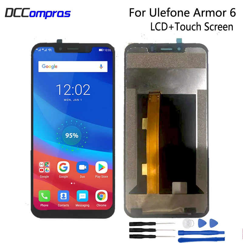 ЖК дисплей для Ulefone Armor 6 6E деталь телефона 2 дюйма аксессуары экран|Экраны