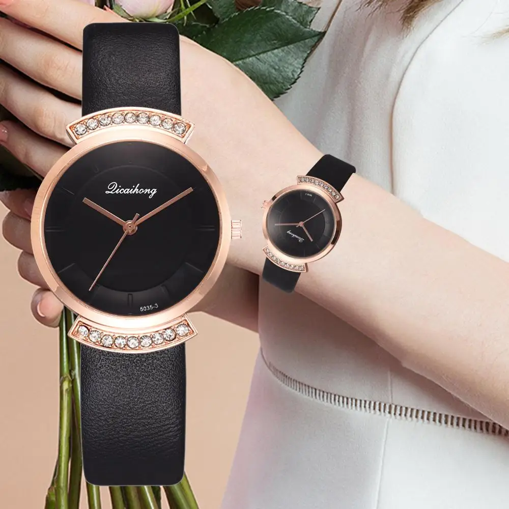 Брендовые модные женские часы браслет роскошные простые наручные украшенные