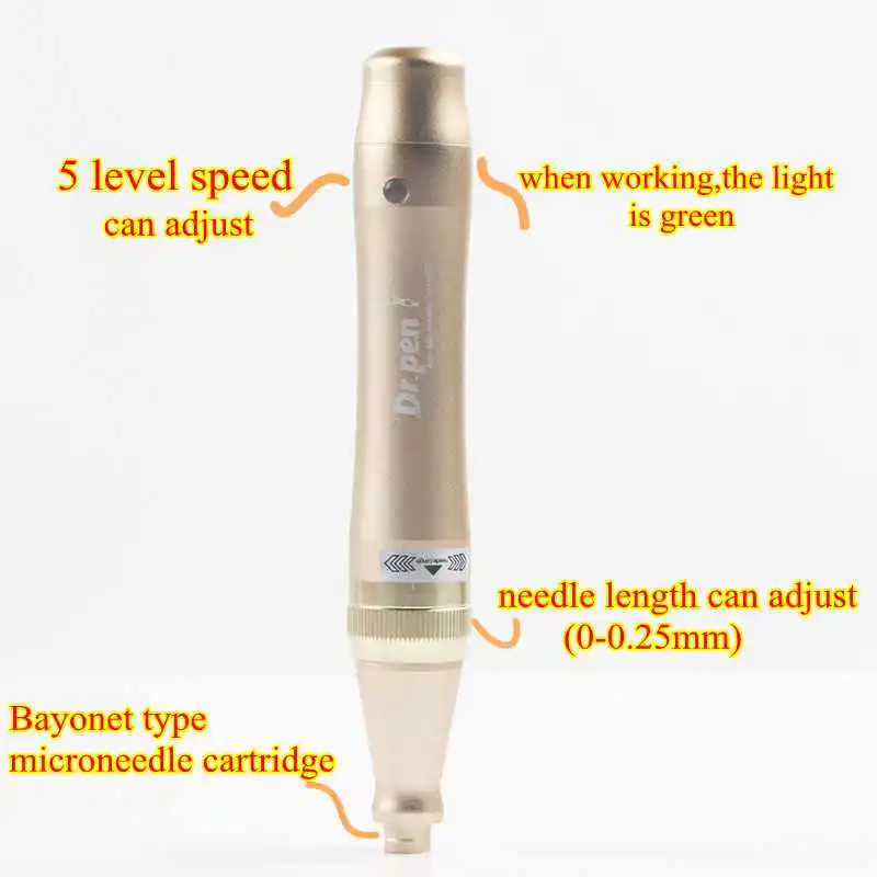 Электрический Dr. pen Derma Pen M5-W перезаряжаемая микроручка для тату иглы картридж иглы наконечники 12pin иглы для МТС bbglow