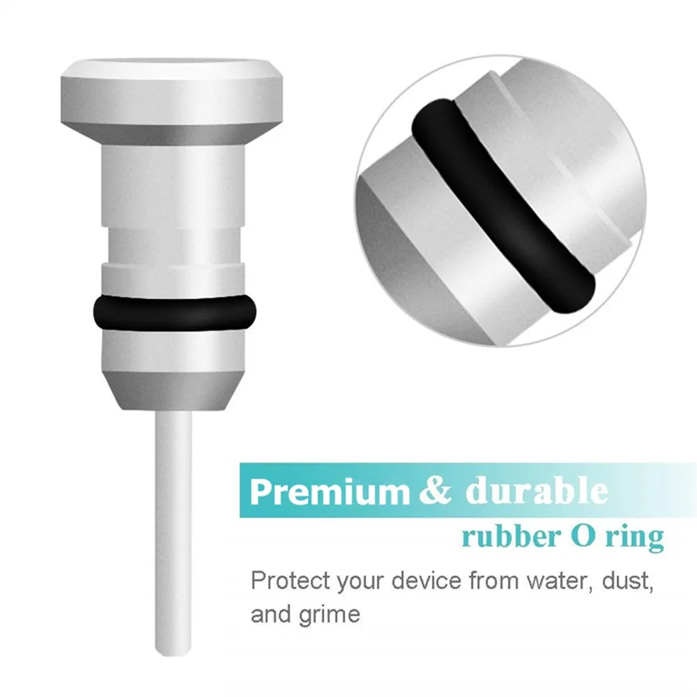 Anti Dust Plug Cap Cover For Charger Dock 3.5mm Headset Earphone Jack Metal Dust-proof Iphone 12 11 X XR Max Plus |